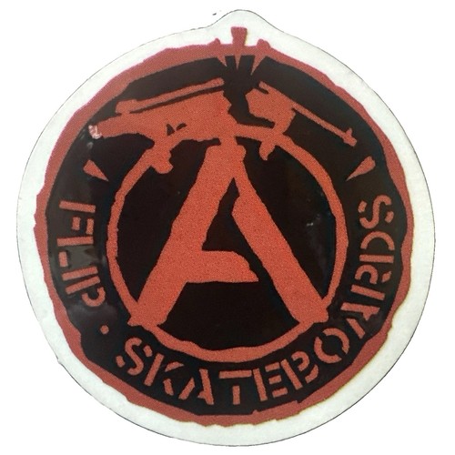 Adesivo logo flip skateboards - logo,