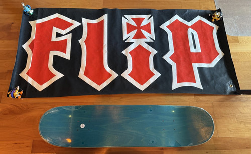 Banner skateboard flip world - skateboard,